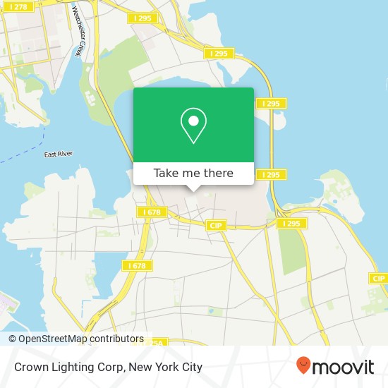 Crown Lighting Corp map