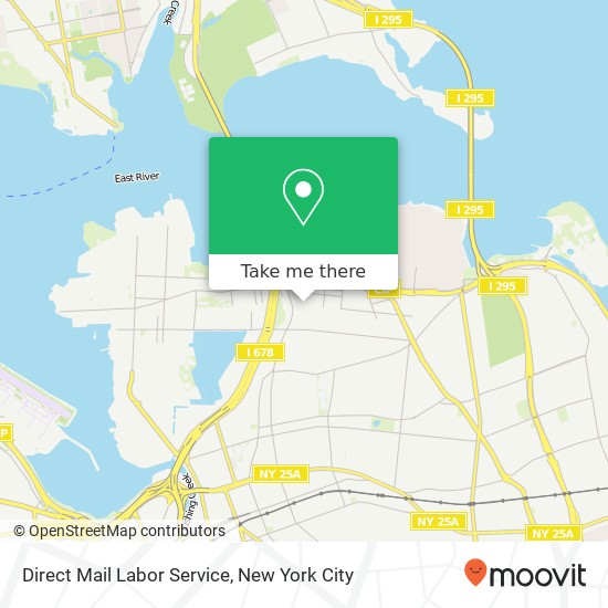 Mapa de Direct Mail Labor Service