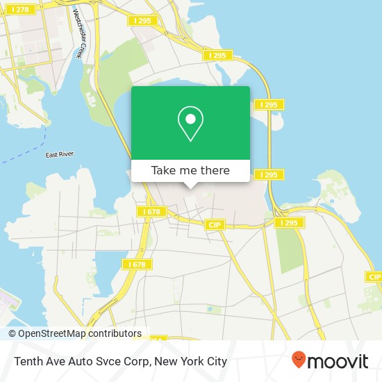 Tenth Ave Auto Svce Corp map