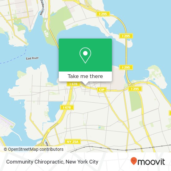 Community Chiropractic map