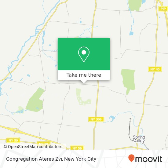 Congregation Ateres Zvi map