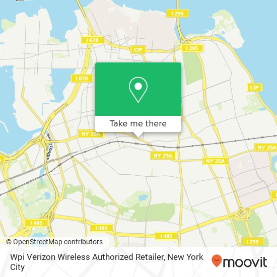 Mapa de Wpi Verizon Wireless Authorized Retailer