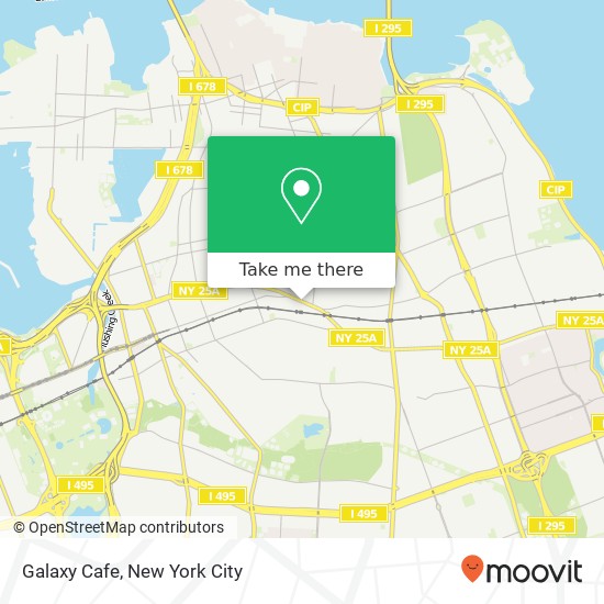 Mapa de Galaxy Cafe