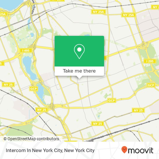 Mapa de Intercom In New York City