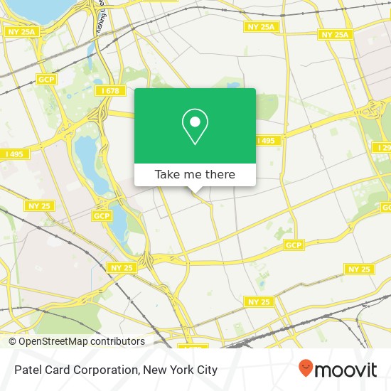 Patel Card Corporation map