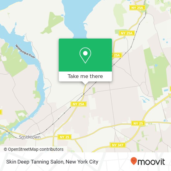 Mapa de Skin Deep Tanning Salon