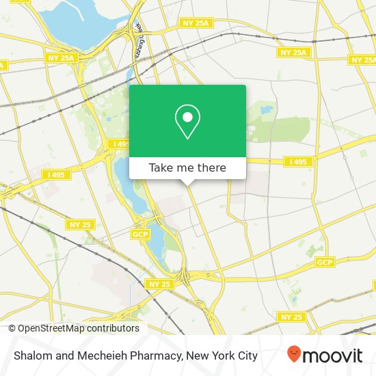 Shalom and Mecheieh Pharmacy map