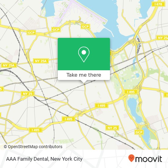 AAA Family Dental map