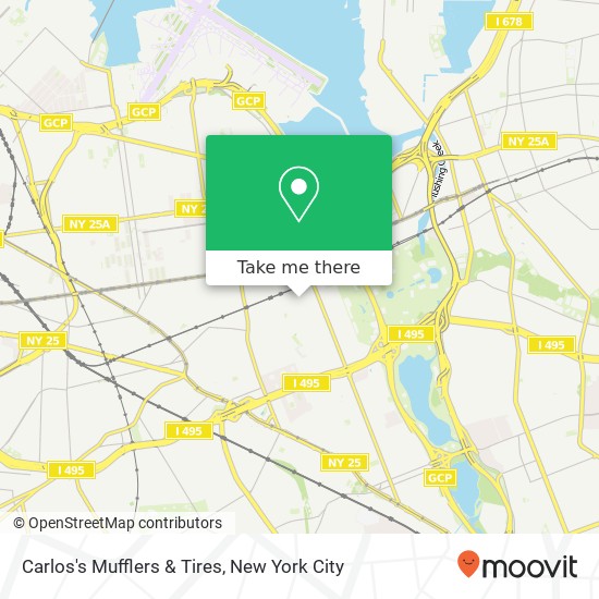 Carlos's Mufflers & Tires map