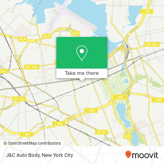 J&C Auto Body map