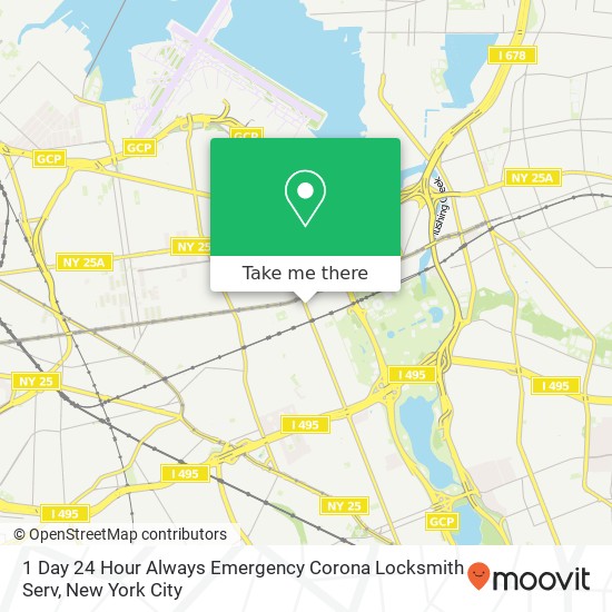 Mapa de 1 Day 24 Hour Always Emergency Corona Locksmith Serv