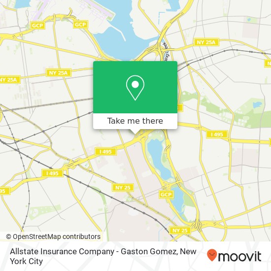 Allstate Insurance Company - Gaston Gomez map