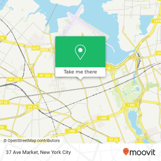 Mapa de 37 Ave Market