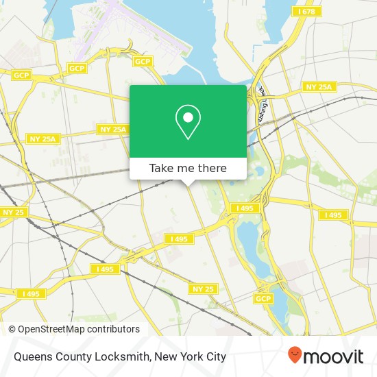 Mapa de Queens County Locksmith