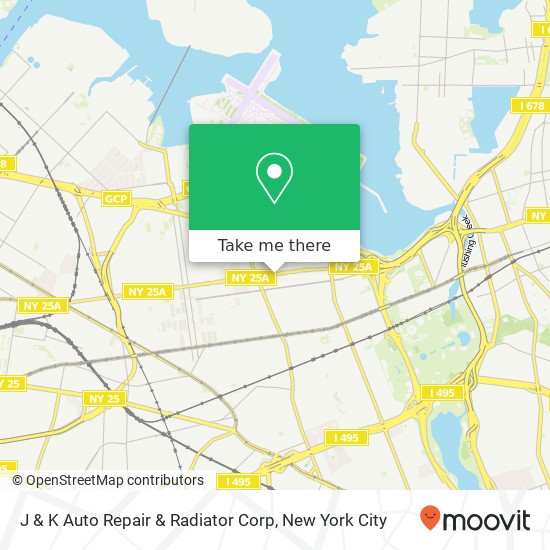 Mapa de J & K Auto Repair & Radiator Corp