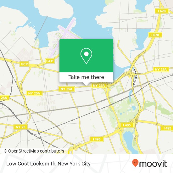 Low Cost Locksmith map