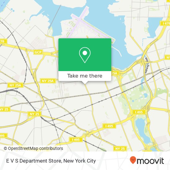 Mapa de E V S Department Store