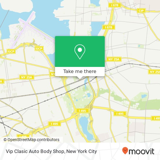 Vip Clasic Auto Body Shop map