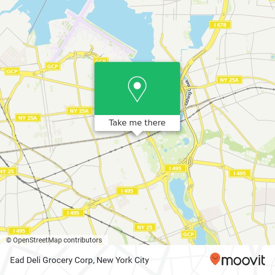 Ead Deli Grocery Corp map