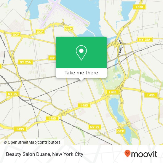 Mapa de Beauty Salon Duane