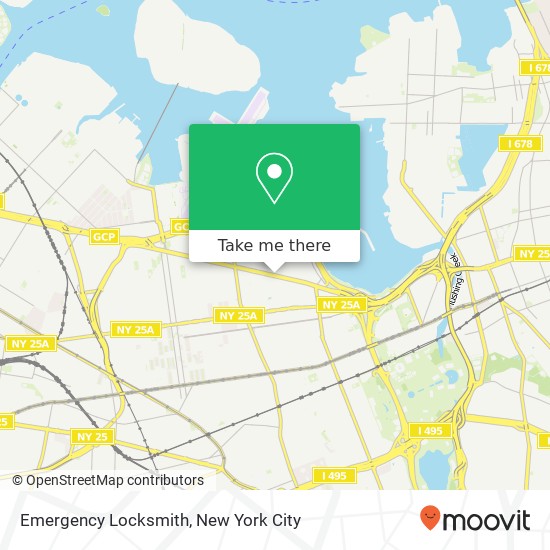 Emergency Locksmith map