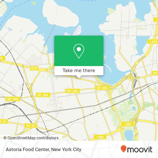 Mapa de Astoria Food Center