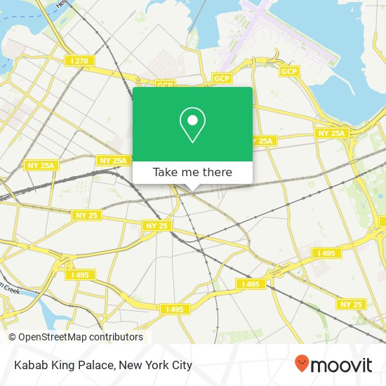 Kabab King Palace map