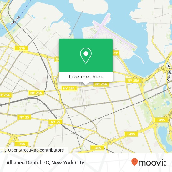 Alliance Dental PC map
