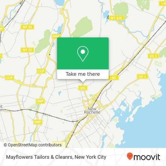 Mayflowers Tailors & Cleanrs map