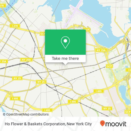 Ho Flower & Baskets Corporation map