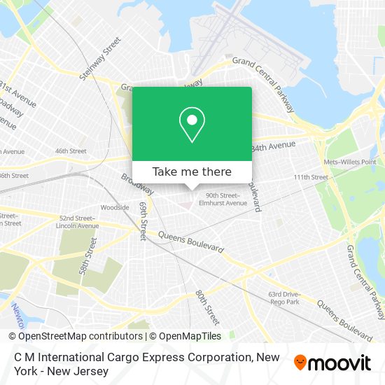 C M International Cargo Express Corporation map