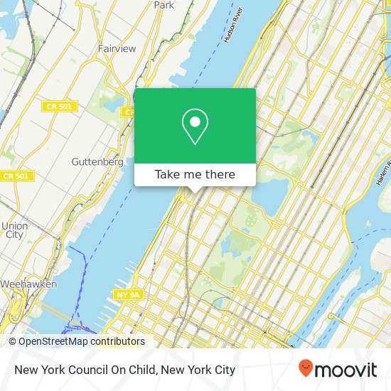 New York Council On Child map