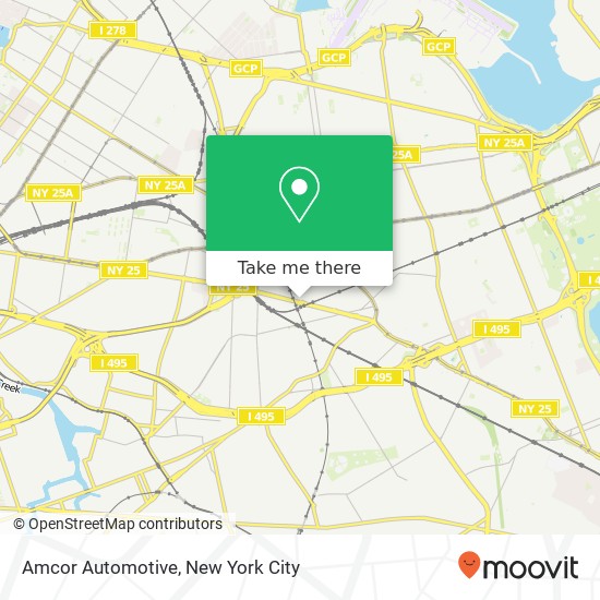 Mapa de Amcor Automotive