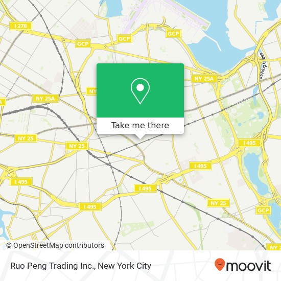 Ruo Peng Trading Inc. map