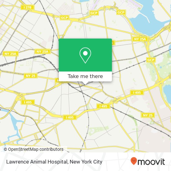 Mapa de Lawrence Animal Hospital