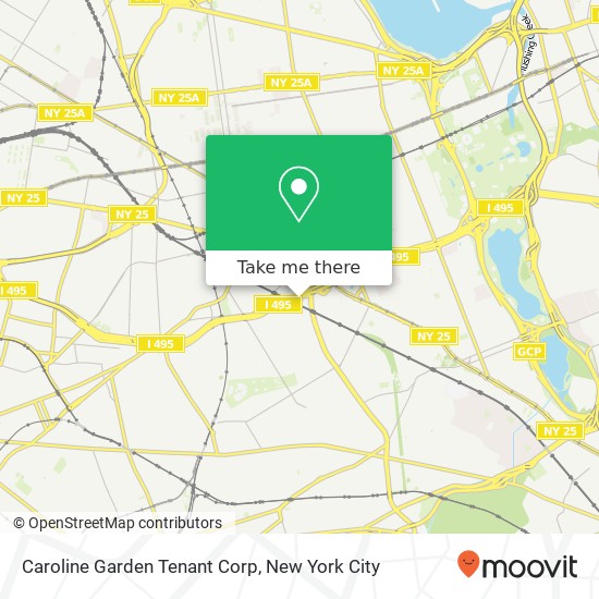 Mapa de Caroline Garden Tenant Corp