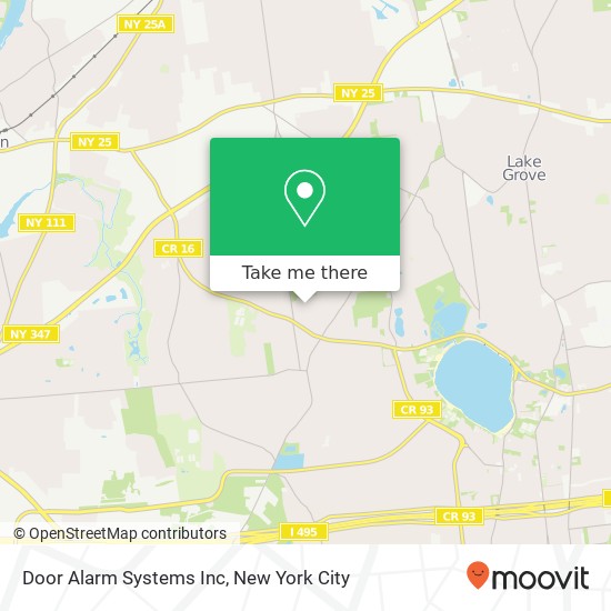 Door Alarm Systems Inc map