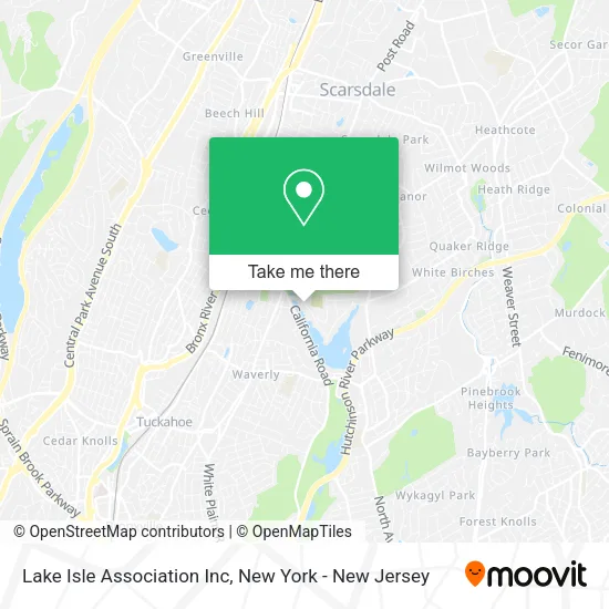 Lake Isle Association Inc map