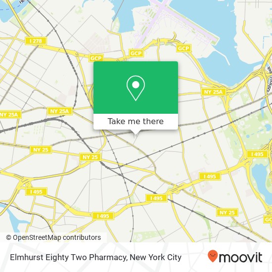 Elmhurst Eighty Two Pharmacy map