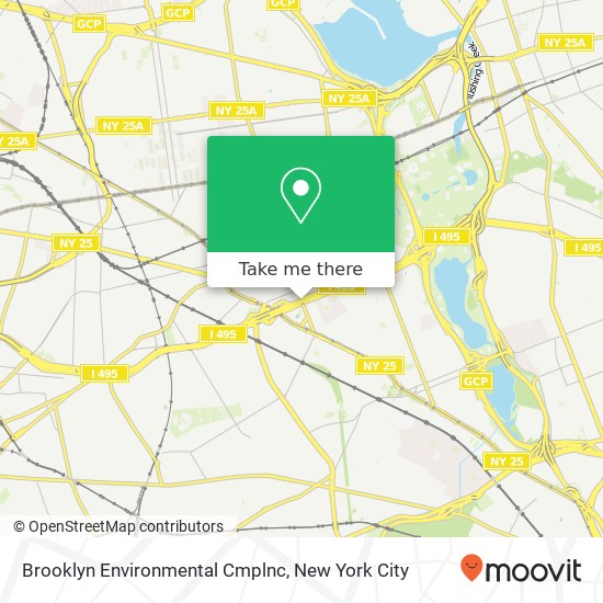Mapa de Brooklyn Environmental Cmplnc