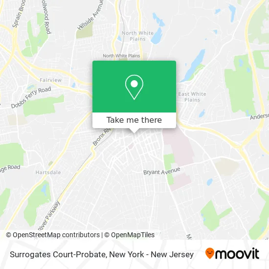 Surrogates Court-Probate map