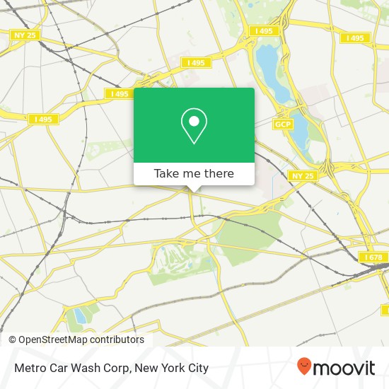 Metro Car Wash Corp map