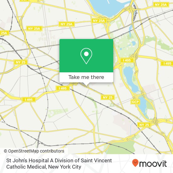 St John's Hospital A Division of Saint Vincent Catholic Medical map