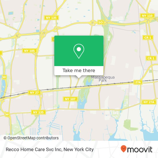 Recco Home Care Svc Inc map