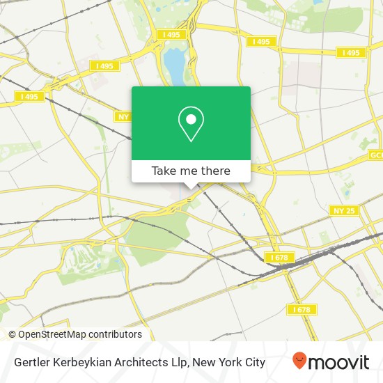 Gertler Kerbeykian Architects Llp map