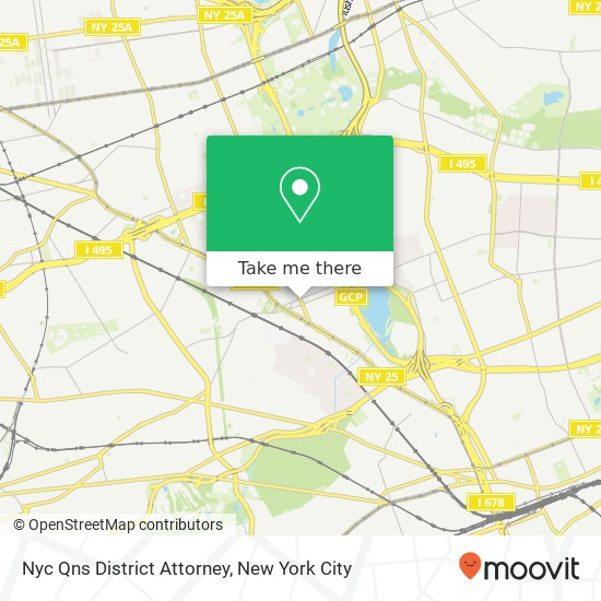 Mapa de Nyc Qns District Attorney