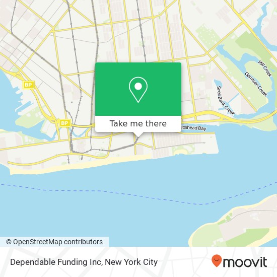 Dependable Funding Inc map