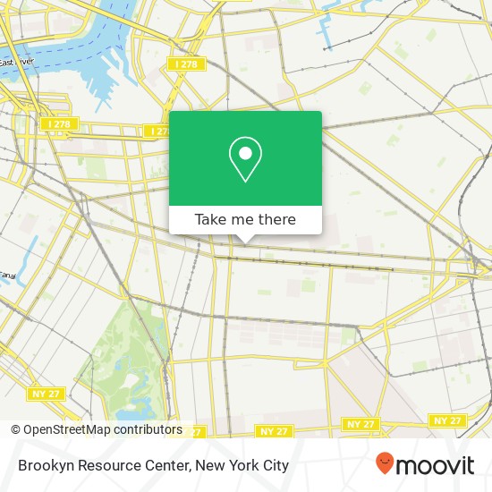 Brookyn Resource Center map