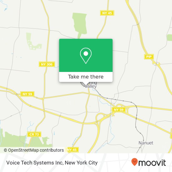 Mapa de Voice Tech Systems Inc