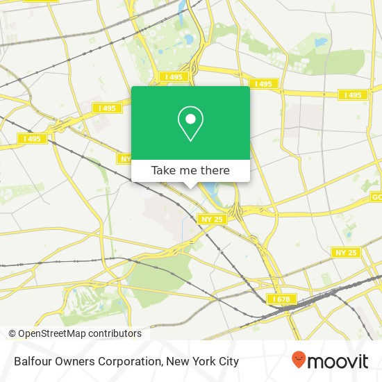 Mapa de Balfour Owners Corporation